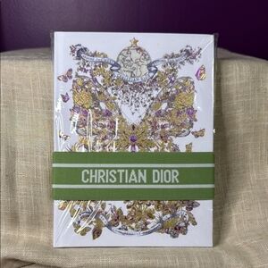 Christian Dior purple Decorative around the world Notebook NEW IN PLASTIC!